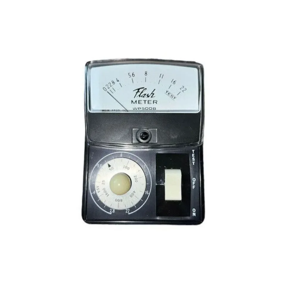 Vintage Wein Flash Meter WP500B with Leather Case And Manual. Untested